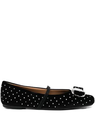 Ferragamo Vara buckle ballet flats - Black