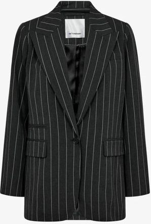 Co'Couture Liam Fitted Blazer - Dames - Blazers - Grijs - S - Leer - Jassen