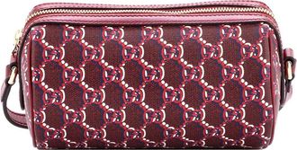 Gucci Roller Crossbody Bag Gg Shadow Leather Mini (Authentic Pre-Loved)