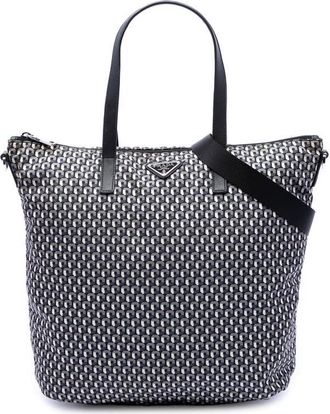 Prada Pre-owned Prada Tessuto Stampato Satchel Ladies GX3XXFAMR2NSJOLB