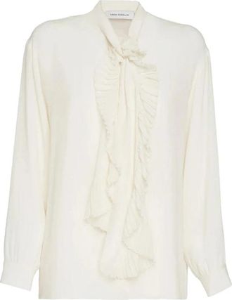 Simona Corsellini Blouse - Dames - Blouses - Wit - M - Overhemden