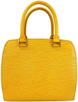 Louis Vuitton Pre-owned Handbags, female, Yellow, Size: ONE SIZE Pre-owned Leather Handbag