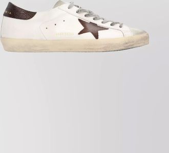 Golden Goose low-top sneakers with star and worn effect