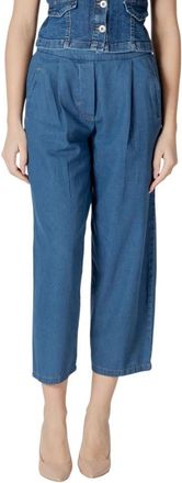 Ichi Iharcher PA 20122390 Jeans - Dames - Cropped Jeans - Blauw - 3XS - Katoen - Jeans