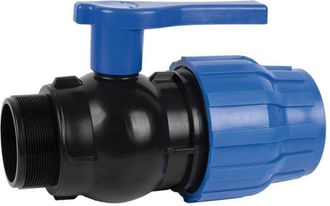 cofan Enlace V&aacute;lvula De Bola Rosca Macho Pp Pn16 90 X 3, Enlace V&aacute;lvula De Bola Con Rosca Macho Bsp Para Tuber&iacute;as De Polietileno (pe).adecuada Para Trabajar