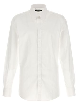 Dolce & Gabbana White Poplin Shirt