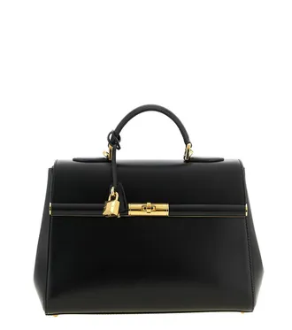 Dolce & Gabbana Black Marlene Small Satchel