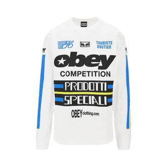 Obey COMPETITION CLASSIC LS cotton T-shirt Man XL