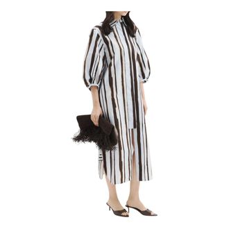 Max Mara Dames, Jurken, Veelkleurig, Maat: XL Katoen