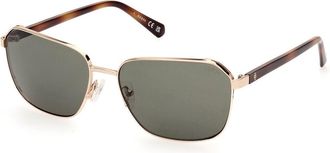 Guess GU00117 32N Mens Sunglasses Gold Size 59