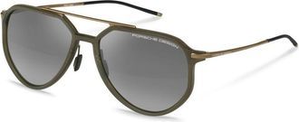 Porsche Design P8990 B175 Mens Sunglasses Green Size 59
