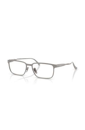 Ferrari 55mm Rectangle optical glasses in Grey at Nordstrom