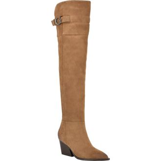 Guess Wilton Over the Knee Boot in Medium Brown at Nordstrom, Size 7.5