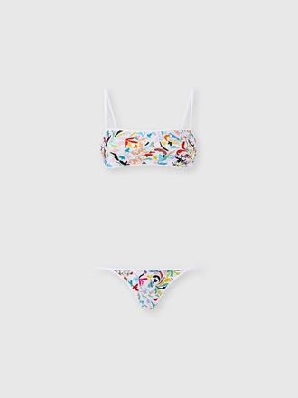 Missoni Bralette Bikini In Printed Stretch Fabric in Multicoloured at Nordstrom, Size 38 It