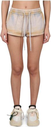 Off-white Laundry Shorts met trekkoord - Dames - Bermuda - Beige - XS - Katoen - Korte Broeken