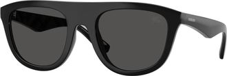 Burberry Stijlvolle zonnebril - Heren - Zonnebrillen - Zwart - 55 MM - Accessoires