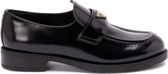 Prada Brushed Leather Loafers