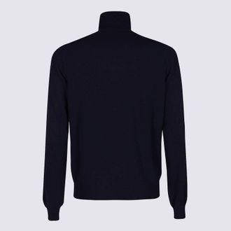 Malo Dark Blue Cashmere Jumper
