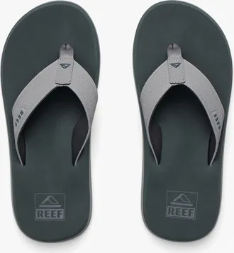 Reef Mens Reef THE LAYBACK Mens Toe-Post Sandals Grey - Size: 12