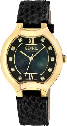 Gevril Group Lugano Mother of Pearl Dial Ladies Watch 11027