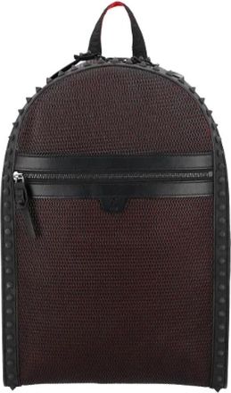 Christian Louboutin Leather backpacks - Heren - Rugzakken - Rood - ONE Size - Leer - Tassen