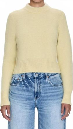 Pistola Denim Womens Sara Sweater In Soft Yellow