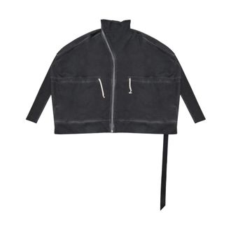 Rick Owens Mountain Sail Sweatshirt - Dames - Sweatshirts & Hoodies - Zwart - Maat: M Katoen
