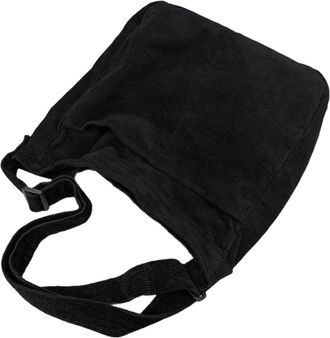 Generic Japanese Style Unisex Corduroy Messenger Bag Large Capacity Crossbody Bag With Adjustable Strap And Multiple Pockets For Everyday Commuting And Casual