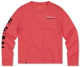 Mons Royale Icon Merino Air-Con Relaxed L/S Merinoshirt f&uuml;r Damen | rot