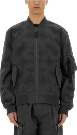 Alpha Industries Hombre, Chaquetas, Gris, Talla: S