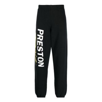Heron Preston SS23 Preston Racing Sweat Pants Black HMCH027S23JER0031001