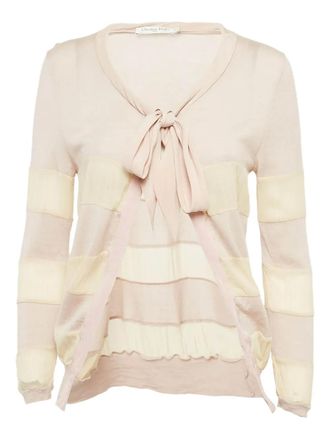 Dior Cardigan a coste - Rosa