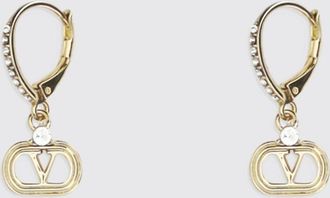 Valentino Garavani Orecchini pendenti VLogo Signature in ottone con strass