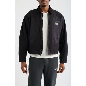 Museum of Peace and Quiet Cotton Canvas Utility Jacket in Black at Nordstrom, Size Xx-Large