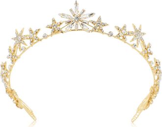 Brides & Hairpins Brinley Star Crown in Gold at Nordstrom