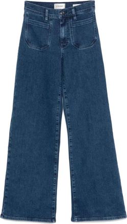 Frame Denim Wide Jeans - Dames - Loose Fit Jeans - Blauw - W25 - Jeans