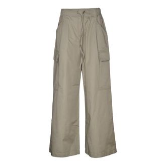 Replay Wide Trousers, female, Green, Size: W29 Cargo Pants