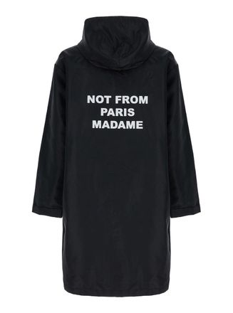 Dr&ocirc;le de Monsieur Tech Nylon Parka Coat - Black