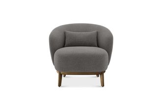 Castlery Avery Armchair Customized, Dark Grey, Spill-Resistant, Compact, Castlery