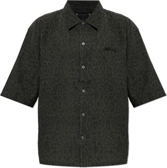 AllSaints Overhemden, Heren, Groen, S, Katoen, Leopardo Shirt