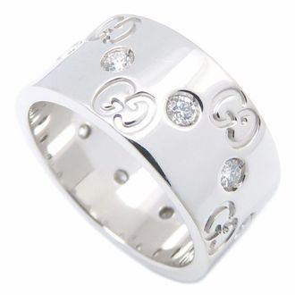 Gucci White Gold (18K) Band Ring (Pre-Owned)