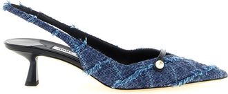 Jimmy Choo London Denim Slingback Pumps