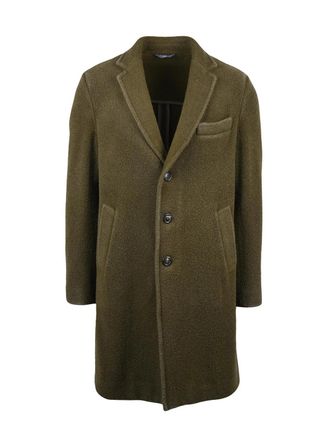 Circolo 1901 Military Green Virgin Wool-Blend Coat