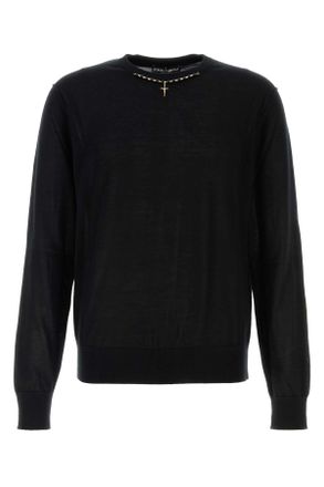 Dolce & Gabbana Black Cashmere Sweater