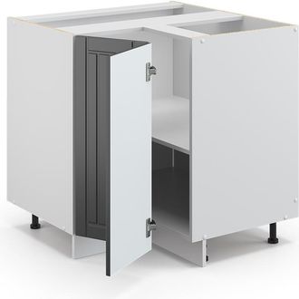 Vicco Armario De Esquina Fame-line, Antracita Casa De Campo, 80.5 Cm, Et Antracita