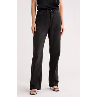 Good American Good 90s Ripped High Waist Relaxed Jeans in Black348 at Nordstrom Rack, Size 00