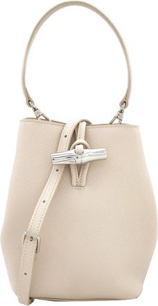Longchamp Le Roseau Leather Bucket Bag