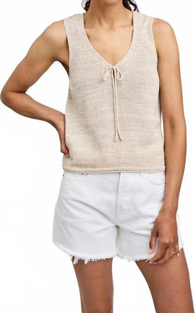 Gentle Fawn Rebel Knit Tank In Linen