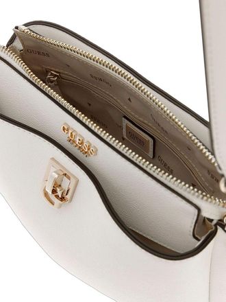 Guess Womens Crossbody Bag White Polyurethane Crossbody-bags