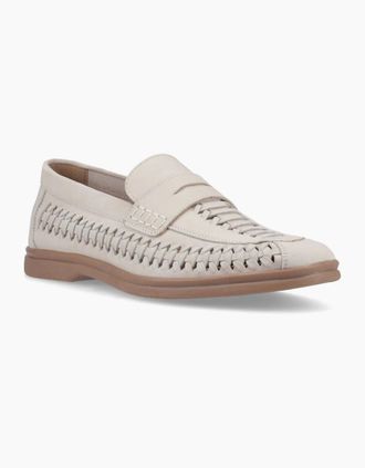 Hush Puppies Mens Bowie Mens Loafers - White - Size: 12